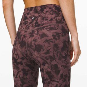 Align Pant II 25" in Mini Dusk Floral Antique Bark